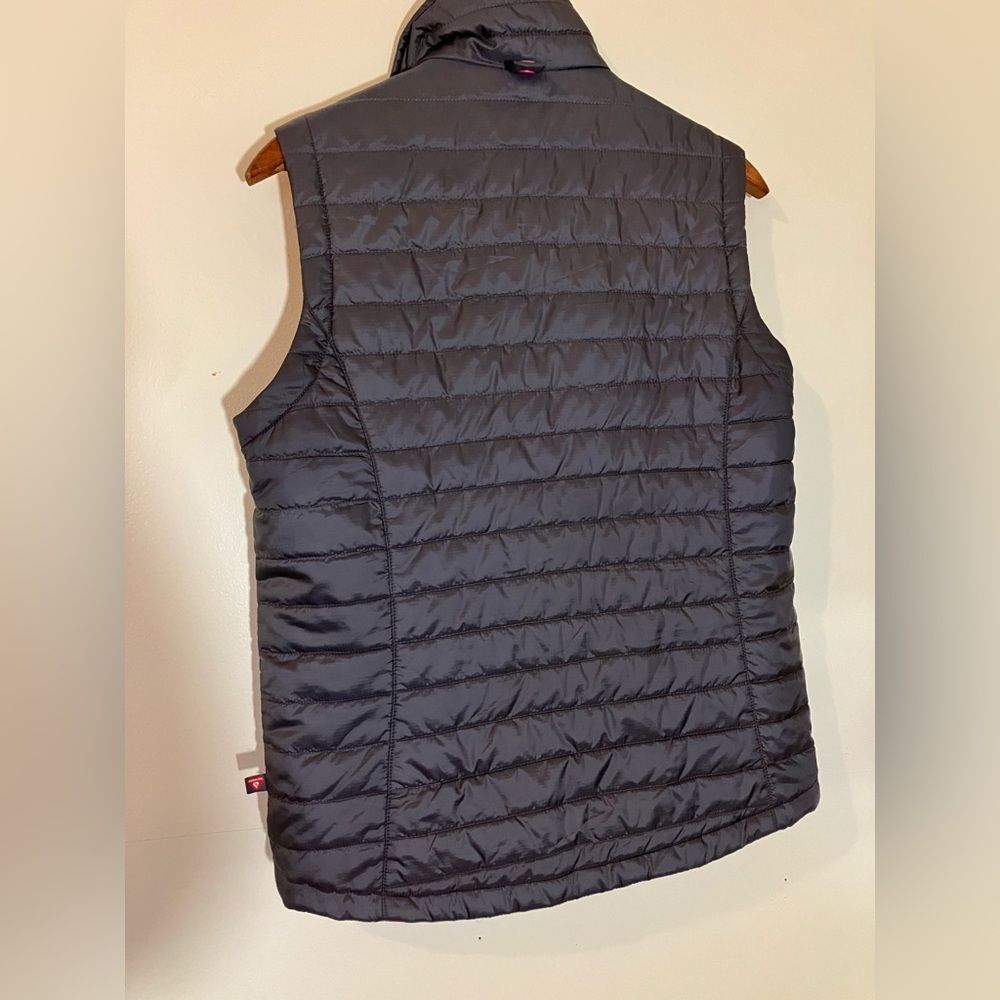 Charles River Apparel, puffer vest, gray/hot pink, excellent condition, medium - Picture 3 of 5